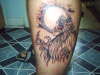 Bark at the moon tattoo