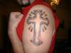 my first cross tattoo