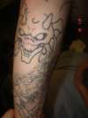 inner forearm tattoo