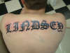 Lindsey tattoo