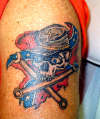 Skull Wrench tattoo