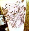 Mechanic Clown tattoo
