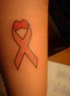 Breast Cancer Ribbon tattoo