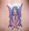 purple fairy tattoo