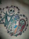 Jack and Sally tattoo