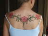 My flower back tattoo