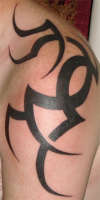 Tribal Shoulder tattoo