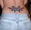 Butterfly and Tribal tattoo