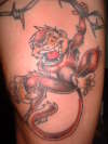 monkey tattoo