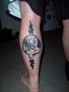 Devil beer tattoo