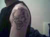 evil jester tattoo