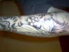 koi and water tattoo