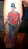 Freddy Krueger tattoo