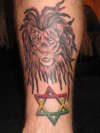 RASTA LION & RASTA STAR tattoo