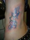 Ribcage Stars tattoo