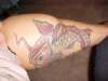 left calf tattoo