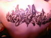 martinez in newyork style graff tattoo