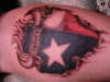 texas peice on friend tattoo