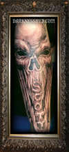 skull darkness tattoo