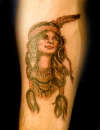 Indian Girl tattoo