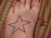 star foot tattoo