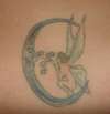 Fairy On Moon tattoo