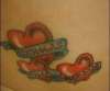 hearts with my kids names tattoo