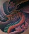 Chinese dragon tattoo