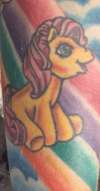 pony tattoo