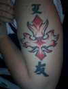 Maple Leaf Tribal tattoo