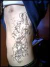 Angel Warrior Vs Demon tattoo