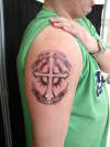cross memorial tattoo