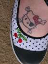Pirate Hello Kitty tattoo