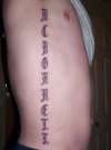 my lastname tattoo