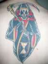 Grim Reaper on my back tattoo