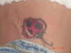 Lady bug tattoo
