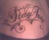 Stay True tattoo
