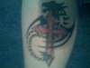 dragon cross II tattoo