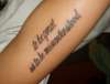 quote tattoo