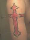 tribal/celtic  Cross tattoo