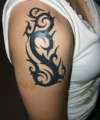Tribal S tattoo