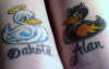 Angel/Devil Duckies tattoo