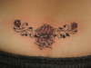 FLOWER LOWER BACK tattoo