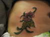 FLOWER ON HIP tattoo