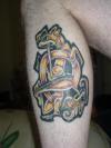 Leg Zoomoprh tattoo