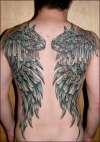 bio angel wings tattoo