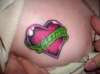 a heart for her boyfriend tattoo
