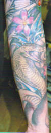 Cobra in progress tattoo