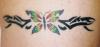 rainbow butterfly tattoo