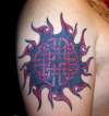 Celtic Sun tattoo